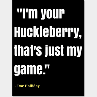 doc holiday Posters and Art